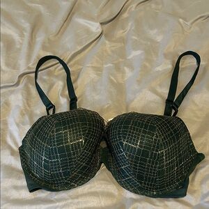 Green and Gold Bra